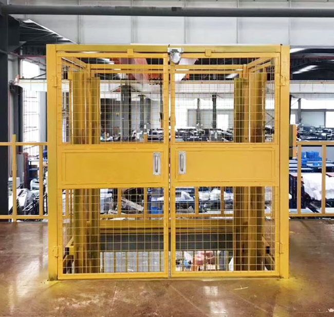 金溪智能导轨式升降机亮相